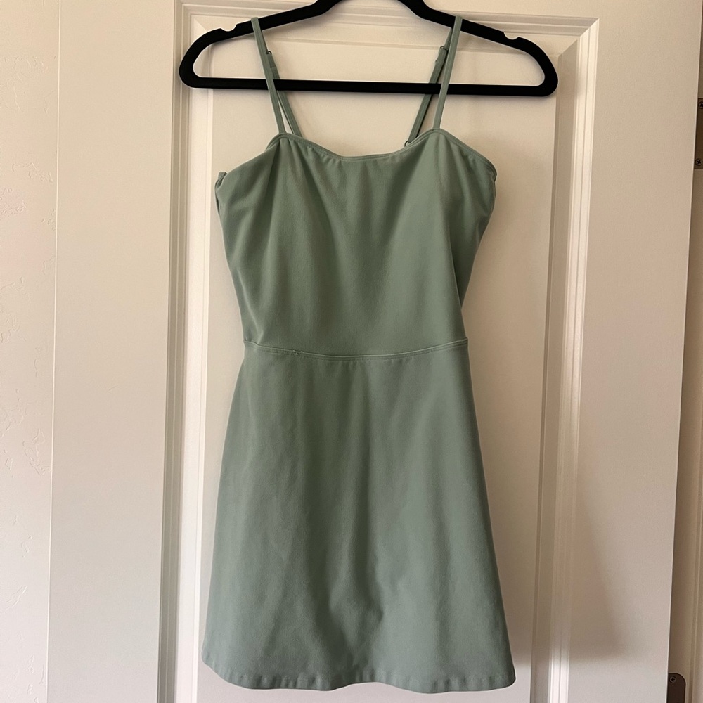 ALO Yoga Sage Green Mini Dress